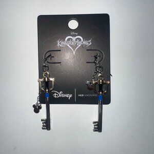 Disney Kingdom Hearts Keyblade Drop Earrings